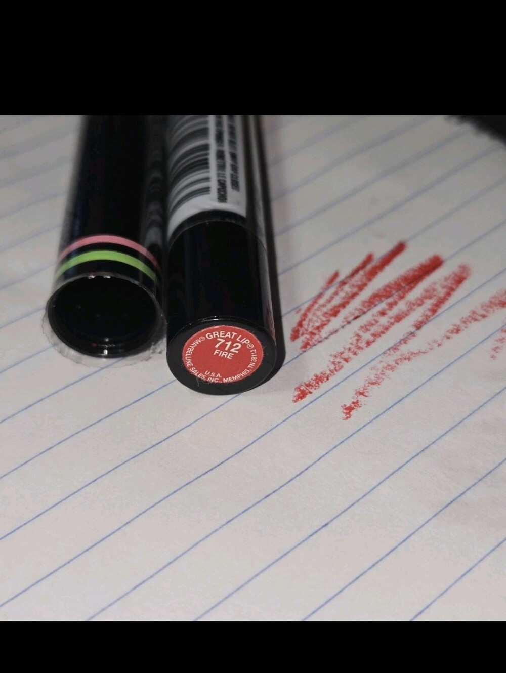 Maybelline Great Wear Lip Color Fire  #712 New